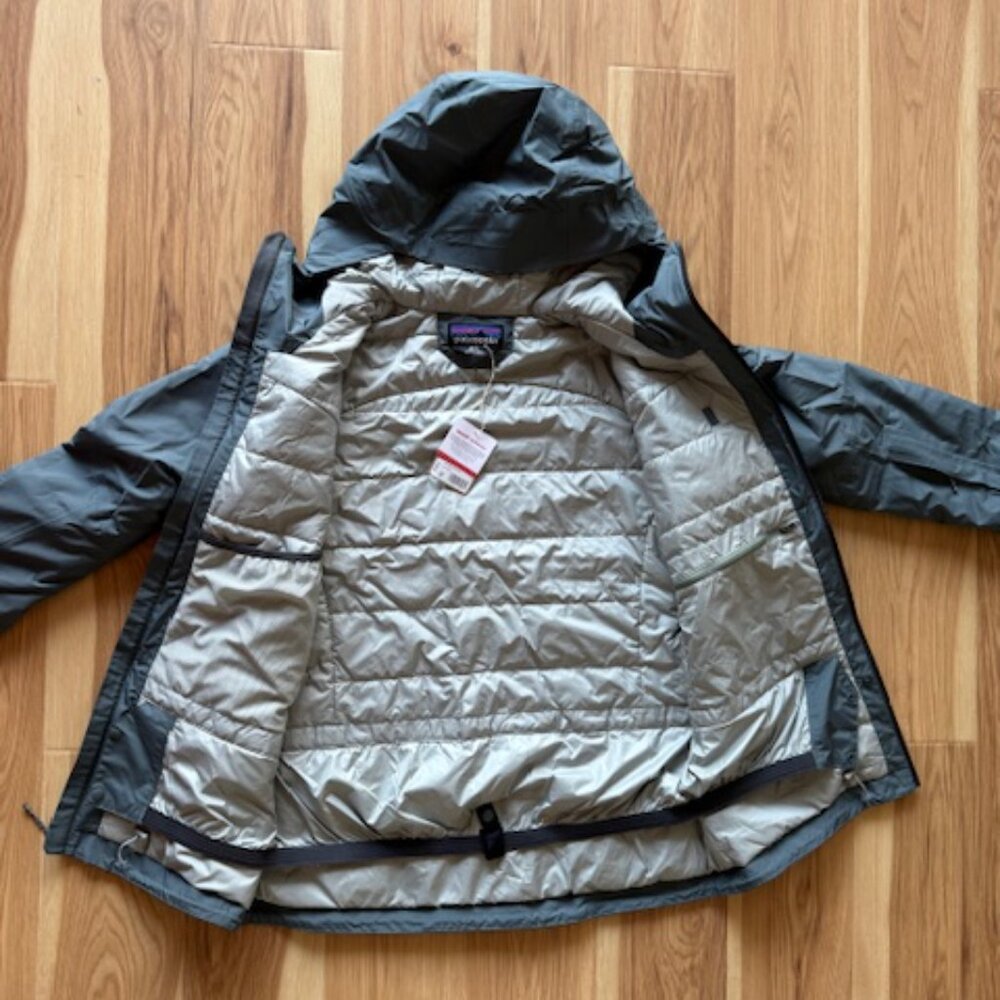 Patagonia Women's Insulated Powder Town Jacket Nouveau Green M - Picture 3 of 6